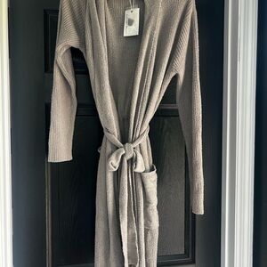 Barefoot Dreams Cozy Chic Lite Cardigan in Gray NWT